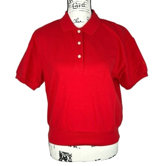 NWT Everlane Pique Organic Cotton Polo in Goji Berry Size Small - Picture 4 of 13